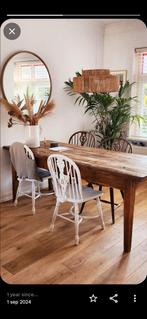 Ronde jute hanglamp, Huis en Inrichting, Lampen | Hanglampen, Ophalen, Zo goed als nieuw, Minder dan 50 cm