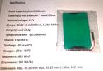 Sanyo UF553450 LIPO Lithium Li-ion 3.7V 1000mA Accu Batterij, Ophalen of Verzenden, Nieuw, Oplaadbaar