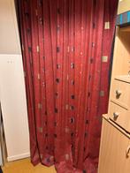 Mooie gordijnen met stang en ringen, Ophalen, 100 tot 150 cm, 100 tot 150 cm, Zo goed als nieuw