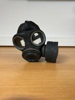 Britse/Engelse gasmasker met filter doorgebruikt WW2, Verzamelen, Ophalen of Verzenden, Landmacht, Engeland, Overige typen