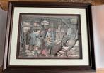 Anton Piek 3D Schilderijen Ingelijst - Set van 2, Antiek en Kunst, Kunst | Etsen en Gravures, Ophalen of Verzenden