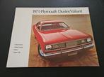 Brochure Plymouth Duster / Valiant 1971, Ophalen of Verzenden, Zo goed als nieuw