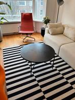 Westwing salontafel zwart hout/metaal, Ophalen, Rond, 50 tot 100 cm, Zo goed als nieuw