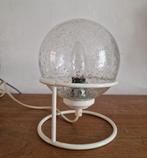 Vintage spiraallamp uit de jaren 70 bubbleglas, Huis en Inrichting, Ophalen of Verzenden, Gebruikt, Minder dan 50 cm