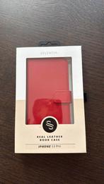 Echt leren book case rood Iphone 13 Pro, Ophalen of Verzenden, Nieuw, IPhone 13