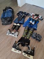 Verschillende ijshockey spullen met tas, Sport en Fitness, IJshockey, Ophalen, Gebruikt