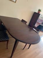 Ovale eettafel, uitschuifbaar 1.10x2m, Huis en Inrichting, Tafels | Eettafels, Ophalen, 100 tot 150 cm, Klassiek, Eikenhout