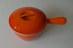 AA Le Creuset oranje gietijzeren emaille fonduepan frans, Huis en Inrichting, Keuken | Potten en Pannen, Ophalen of Verzenden