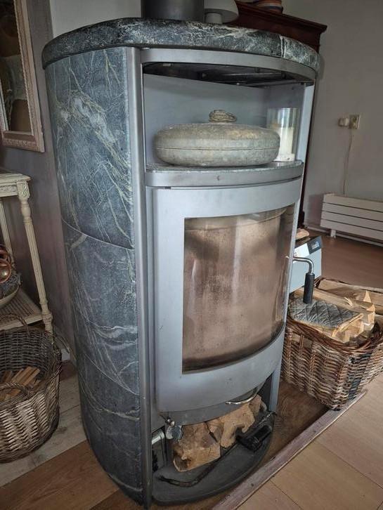 Hark speksteen houtkachel, Huis en Inrichting, Kachels, Zo goed als nieuw, Gaskachel, Gas, Ophalen