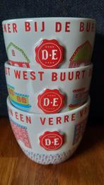 Douwe Egberts set thee/koffie mokjes burendag, Keramiek, Ophalen of Verzenden, Zo goed als nieuw, Overige stijlen