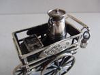 Miniatuur zilver L11C melkkar + tap zilveren miniaturen, Verzenden, Zilver