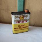 Olie blik Shell olie drum motor oil barn found origineel, Ophalen of Verzenden