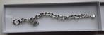 Stoere armband met bedel / hartje (nieuw in de doos), Staal, Nieuw, Ophalen of Verzenden, Zilver