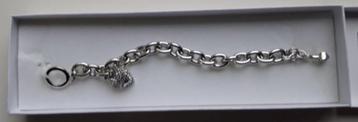 Stoere armband met bedel / hartje (nieuw in de doos)  beschikbaar voor biedingen
