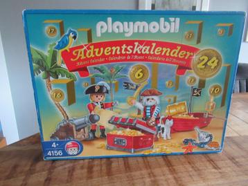 Complete Playmobil Adventskalender Piraten 4156 met doos beschikbaar voor biedingen