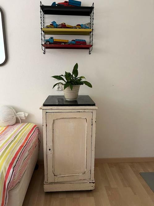 Bijzetkastje met marmeren blad, Antiek en Kunst, Curiosa en Brocante, Ophalen