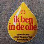 Leuke oude sticker.   SHELL. Ik ben in de olie., Verzamelen, Ophalen of Verzenden, Zo goed als nieuw, Overige typen