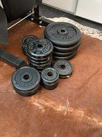 Gietijzeren halterschijven 30mm, Sport en Fitness, Ophalen, Gebruikt