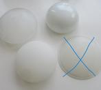 3 glazen plafonniere schalen, Huis en Inrichting, Lampen | Plafondlampen, Oosterveldweg 15, 7274 DZ, Verzenden, Zo goed als nieuw