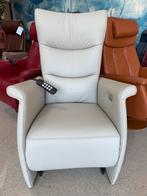 Luxe Velderhof sta op stoel relax fauteuil gratis bezorgd, Ophalen of Verzenden, Nieuw, Leer