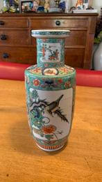Chinese famille verte vaas 19e eeuws, Ophalen of Verzenden