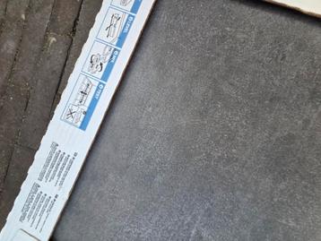 Nieuwe tegels Praxis Olympia 45x45cm antracietgrijs 6 stuks beschikbaar voor biedingen