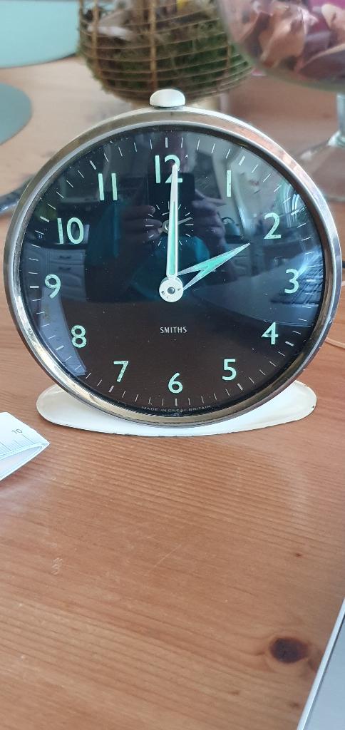 Vintage Smiths wekker Gr. Britain, Antiek en Kunst, Antiek | Klokken, Ophalen of Verzenden