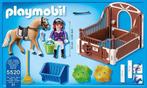 Playmobil paardenstal wedstrijd 5520, Ophalen of Verzenden, Gebruikt, Complete set