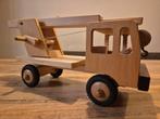 Houten Kraanwagen Werdauer Holzspielzeug - Verstelbaar, Ophalen of Verzenden, Zo goed als nieuw, Duw- of Trekspeelgoed