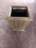 Houten bloem pot, Minder dan 60 cm, Rond, Nieuw, Ophalen of Verzenden
