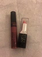 NYC liquid lipstick en lipstick.           A12, Make-up, Ophalen of Verzenden, Zo goed als nieuw, Lippen