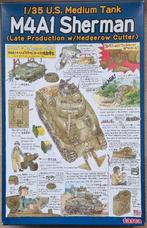 Tasca 1:35 #35-022 WWII U.S. M4A1 Sherman w/ Hedgerow Cutter, Overige merken, Tank, 1:32 tot 1:50, Nieuw