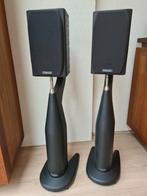 2 zwarte Mission luidsprekers, Audio, Tv en Foto, Luidsprekers, Gebruikt, Minder dan 60 watt, Front, Rear of Stereo speakers, Ophalen