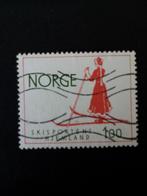 Noorwegen  klederdracht Sport Sportland van skiën '75  gest., Postzegels en Munten, Postzegels | Europa | Scandinavië, Noorwegen