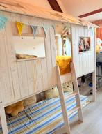 Prachtig huisjes bed 90/200 hoogslaper, Ophalen, Zo goed als nieuw, Hoogslaper