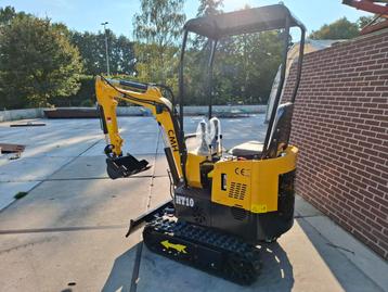 minigraver graafmachine mini graver 1ton  zwenkgiek rubsvers beschikbaar voor biedingen
