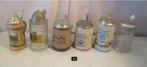 6 Prachtige Oude Bierkruiken, Ophalen of Verzenden, Zo goed als nieuw, Pul(len), Overige merken