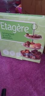 Sierlijke ronde, rechthoekige decor schalen, etagere, Ophalen, Nieuw, Rond, Metaal