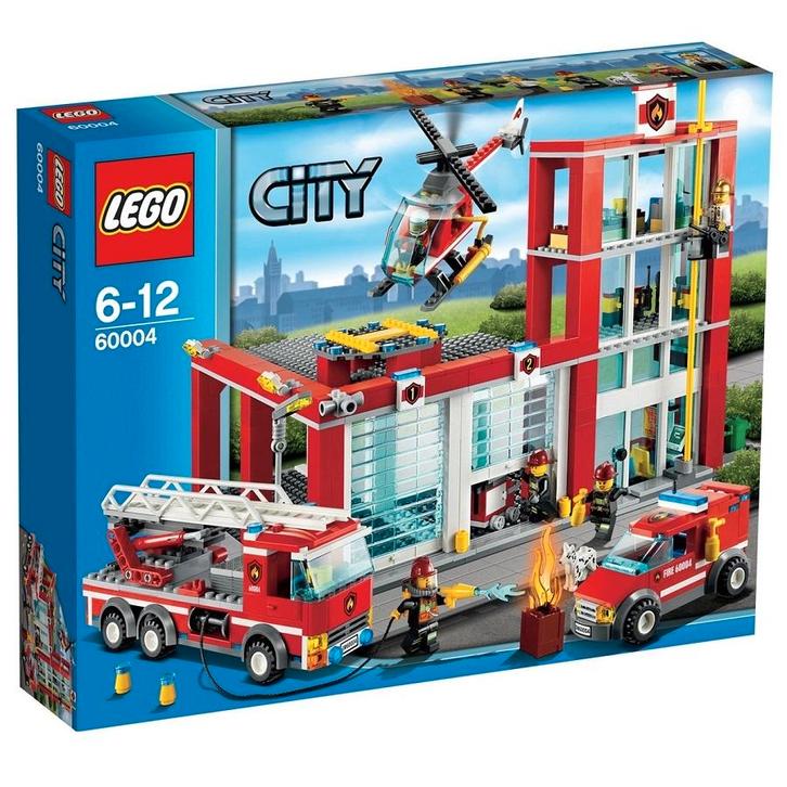 LEGO City 60004: Brandweerkazerne         * 't LEGOhuis *, Kinderen en Baby's, Speelgoed | Duplo en Lego, Nieuw, Lego, Complete set