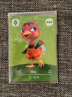 Animal Crossing Amiibo Kaart - Rio #444, Ophalen of Verzenden, Zo goed als nieuw
