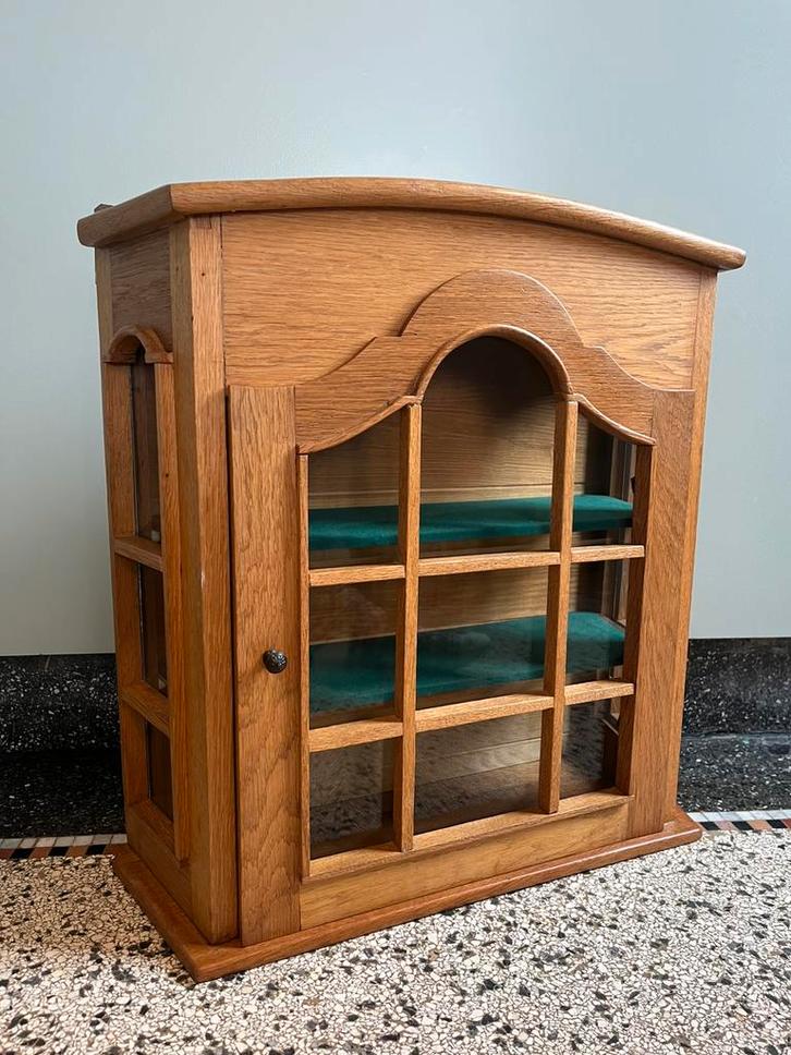 Vintage / Antiek Theekastje / Wandkastje, Antiek en Kunst, Antiek | Meubels | Kasten, Ophalen of Verzenden