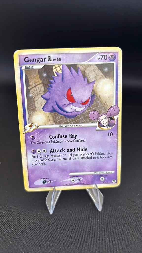 Gengar GL LV.65 40/111 - Rising Rivals, Hobby en Vrije tijd, Verzamelkaartspellen | Pokémon, Zo goed als nieuw, Ophalen of Verzenden