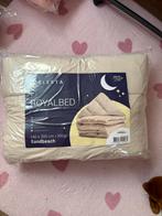 Zelesta Royalbed Sandbeach - Nieuw!, Huis en Inrichting, Eenpersoons, Beige, Nieuw, Ophalen of Verzenden