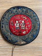 Antiek Chinees Qing Dynasty op zijde geborduurd stuk?, Antiek en Kunst, Ophalen of Verzenden
