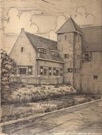 Middelstum Gemeentehuis Tekening Sievers 50 / 60er jaren, Antiek en Kunst, Ophalen of Verzenden