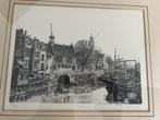 Etsen van Rotterdam met Certificaat van Echtheid, Antiek en Kunst, Kunst | Etsen en Gravures, Ophalen