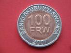 Kavel Rwanda munt 100 Franc 2007., Postzegels en Munten, Munten | Afrika, Verzenden, Overige landen, Losse munt