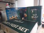 Compleet party fust set grolsch . Fust reclamebord., Ophalen, Zo goed als nieuw, Reclamebord, Plaat of Schild, Grolsch