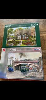 2 puzzels falcon, Hobby en Vrije tijd, Ophalen of Verzenden, 500 t/m 1500 stukjes, Gebruikt