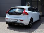 Volvo V40 2.0 T4 R-Design | Automaat | ECC | Leder Nappa | N, Gebruikt, Parkeerassistent, Wit, Bedrijf